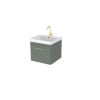 Saneux HYDE 50cm 1 drawer wall mounted unit - Matt Sage