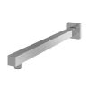 Eastbrook 400mm Modern Wall Mounted Square Fixed Over Head Shower Arm - Chrome