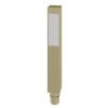 Eastbrook Modern Square Full Spray Single Function Shower Handset - Brushed Brass