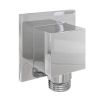 Eastbrook Square Outlet Elbow - Chrome