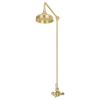 Eastbrook Traditional Thermostatic exposed shower Valve with 8'' Rose Head - Brushed Brass