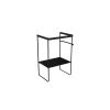 Saneux VOLATO 60cm floor standing washstand - Matt Black