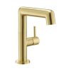 Just Taps Evo Side lever basin mixer-Brushed Brass