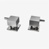 Eastbrook (Pair) Deck Mounted Square Side Valve Handles for Bath Filler Taps - Chrome