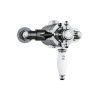 Eastbrook Exposed Traditional Thermostatic Shower Valve with Ball Handles - White & Chrome