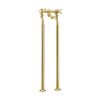 Just Taps Grosvenor Freestanding Bath Fillers Brushed Brass