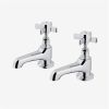 Eastbrook Haymarket Bath Taps Chrome