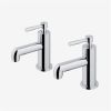 Eastbrook Leith Bath Taps Chrome