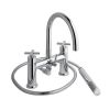 Eastbrook Prado Star 4 Tap Hole Bath Shower Mixer Tap (BSM) with Handset Chrome