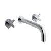 Eastbrook Prado Star Wall Mounted 3 Tap Hole Bath Filler Tap Chrome