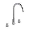 Eastbrook Prado Cylinder 3 Tap Hole Bath Filler Tap Chrome