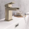 Eastbrook Abberton Mini Basin Mono Tap with Waste Brushed Brass