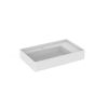 Saneux ICON 65x40cm countertop washbasin 1TH - Gloss White