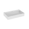 Saneux ICON 80x45cm countertop washbasin 1TH - Gloss White