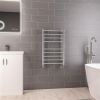 Eastbrook Violla 790 x 500 Towel Rail Polished Stainless Steel