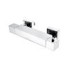 Eastbrook Square Thermostatic Bar Shower Valve with Bottom Outlet - Chrome