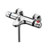 Eastbrook Biava Wall Mounted Thermostatic Bath Shower Mixer (BSM) Tap-Chrome