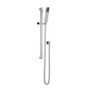 Eastbrook Sheer Rectangular Slide Rail Kit with Shower Handset, Hose & Outlet Elbow - Chrome