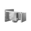 Eastbrook Square Outlet Elbow with Shower Holder - Chrome