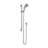 Eastbrook 650mm Tall Curved Sliding Riser Kit with Multiple Function Shower Handset, Hose And Outlet Elbow - Chrome