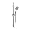 Eastbrook 645mm Tall Slim Sliding Riser Kit with Shower Handset, Hose And Outlet Elbow - Chrome