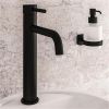 Eastbrook Meriden Extended Basin Mono Tap with Waste Matt Black