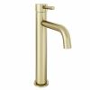 Eastbrook Meriden Extended Basin Mono Tap with Waste Brushed Brass