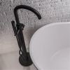 Eastbrook Meriden Floor Standing Single Level Bath Shower Mixer (BSM) Tap - Matt Black