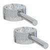 Eastbrook (Single) Meriden Half Knurling Tap Handle for Freestanding Bath Tap - Chrome