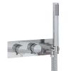 Eastbrook Meriden Two Way Thermostatic Shower Valve with Hand Set - Chrome