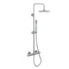 Eastbrook Meriden Round Thermostatic Telescopic Shower Set with Bar Valve - Chrome