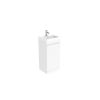 Saneux AIR 40cm 1 door floor standing unit - Gloss White