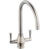 Abode Astral Monobloc Kitchen mixer Tap Brushed Nickel
