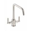 Abode Atlas Quad Monobloc Kitchen mixer Tap Brushed Nickel