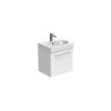 Saneux AUSTEN 50cm 1 drawer wall mounted unit - Matt White