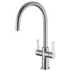 Clearwater Auva C Spout Kitchen mixer Tap Brushed Nickel (AU2BN)