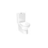 Saneux AUSTEN close coupled WC pan - rimless - Gloss White