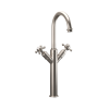 Crosswater Belgravia Crosshead Tall Basin Monobloc-Brushed Nickel