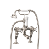 Crosswater Belgravia Crosshead Bath Shower Mixer With Kit-Brushed Nickel