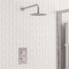 Eastbrook Shower Bundle with Concealed Valve, Round Shower Head And Arm - Chrome