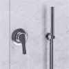 Eastbrook Shower Bundle with Concealed Manual Valve, Outlet Elbow, Shower Holder, Hose & Round Shower Handset - Chrome