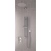 Eastbrook Round Thermostatic Shower Bundle with Shower Head, Valve, Round Riser Kit & Handset - Chrome