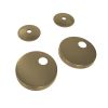 Abacus Toilet Seat Hinge Cover Plates Brushed Brass