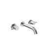 Saneux COS 3 piece wall mounted basin mixer - Chrome