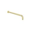 Saneux COS 400mm wall mounted shower arm – Brushed Brass