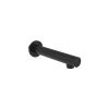 Saneux COS 220mm round bath spout - Satin Black