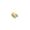 Saneux COS round shower outlet elbow and holder - Brushed Brass-CO234.BB