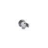 Saneux COS Round Shower Outlet Elbow and Holder - Chrome