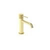 Saneux COS Basin mixer KIT - w/ Knurled handle - Brushed Brass (PVD)