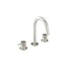 Saneux COS 3 Tap Hole Deck mounted Kit - w/ Knurled handle - Brushed Nickel (PVD)